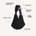 Porte-bébé Swing Noir